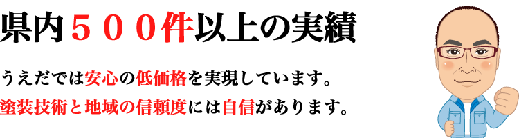 県内500件以上の実績